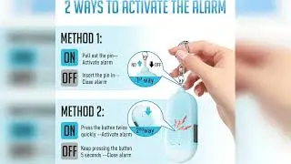 Review: Safesound Personal Alarm Siren Song 3 Pack - 130dB Self Defense Alarm Keychain Emergen...