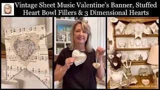 Vintage Sheet Music, Glitter & Lace Banners and More!