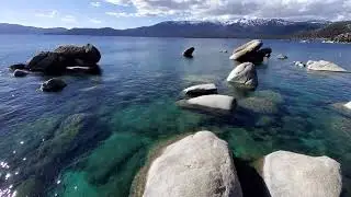 Lake Tahoe rocks #lake #hiking #emerald #travel #tour #mountains #view