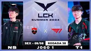 NS x T1 | Jogo 1 - MD3 | LCK Summer 2024 - DIA 38 | IDL