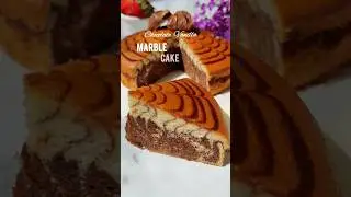 Marble Cake Recipe👆| Chocolate Marble Cake 💫😍 #shorts #ytshorts #youtubeshorts #trending