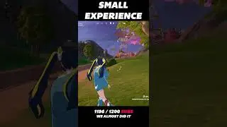 SMALL EXPERIENCE #fortnite #forniteshorts #shorts