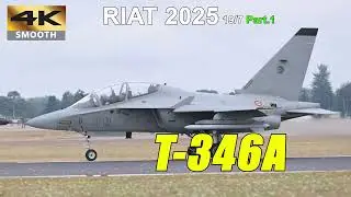 Europe&rsquo;s Most Advanced Trainer Takes Flight | Italian Air Force T-346A | RIAT 19/07/2025 Part.1