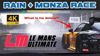 Chasing a Madman in the Rain! Monza GT3 Survival | Le Mans Ultimate 4K
