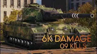 World of Tanks|6.1K Damage|09 Kills|The Conqueror|Heavy Tank| Tier 09| British