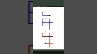 Create a Simple Two Player Game Using Python Turtle | #shorts #shortvideo #short #python