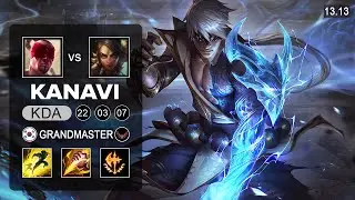 Kanavi Lee Sin vs Nidalee Jungle - KR Grandmaster - Patch 13.13 Season 13