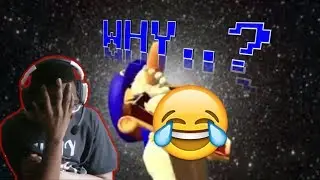 SMG4: The day Mario's treasure got stuck in the door! REACTION!!!