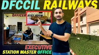 Station Master office & Facilities at Railway Station Dfccil | Rest Room | Dining/Pantry Room etc