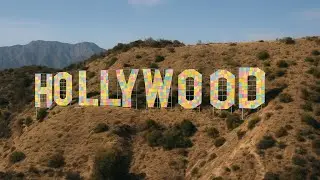 How many STICKY NOTES to cover HOLLYWOOD SIGN?!?