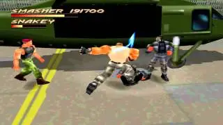 Fighting Force (PS1) walkthrough - Air Base
