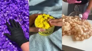 Crispy Jellycube Slime 🧸✨| Satisfying Slime Complilation 🌼🎀| Squishing Jellycubes Asmr|Gorgeous Junk