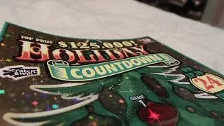 Holiday Countdown scratch & win advent calendar