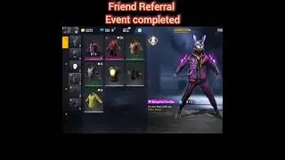 How to complete Friend Referral event free fire 🤫🤫 paradise scar permanent or not ?? Event completed