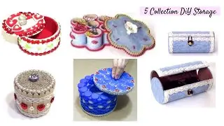 5 Useful Collections Storage Organizers from different materials | Easy Storage DIY