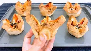Bread pizza cups || Bread pizza recipe