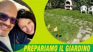 Piccoli lavori di manutenzione presso il nostro giardino della casetta in  montagna
