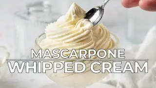 Stabilised Mascarpone Whipped Cream