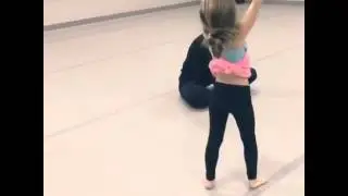 Violet Ann 5yrs  1st time doing 2 backwalkovers .