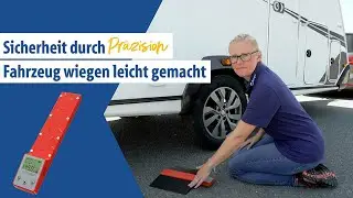 Wohnwagen, Kastenwagen und Co. präzise wiegen | Berger Caravan Fahrzeugwaage bis 1.500 kg