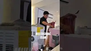 multitasking team
