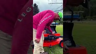 Kubota zero turn mower service jack lower #lawncare