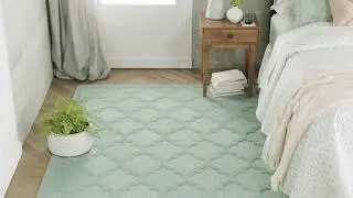 Nourison Home Easy Care NES01 Aqua / Teal Area Rugs