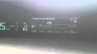 Toyota PRIUS Hybrid EV MODE and Deactivated Situation