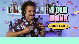 Old Monk Supremacy: Crafting 4 Old monk cocktails | The taste of India! 🥃🌿