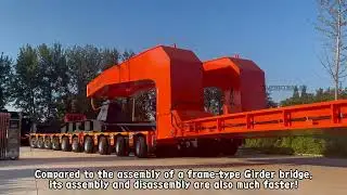 Supro drop-deck girder bridge offers a smaller turning radius! And short Assembly time!