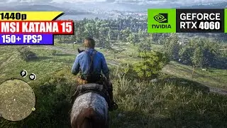 Red Dead Redemption 2 Benchmark on MSI Katana B13V | 1440P Low&ndash;Medium&ndash;Max Settings Test (Hindi)