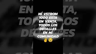 💥Con pena, m&iacute; V1000 est&aacute; en venta por cambio a m&aacute;s OFF ROAD ✌️😉 #parati #ternero13 #suzuki #bike