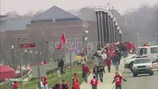 2007 GAME DAY: COLUMBUS, OHIO, Fans In Tents Outside Waiting for the Game!
