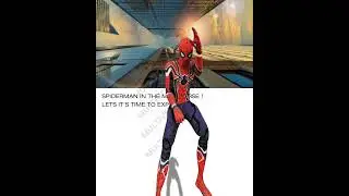 Spiderman enter into the Spider Verse .#spiderverse #spiderman #AI #metaverse.