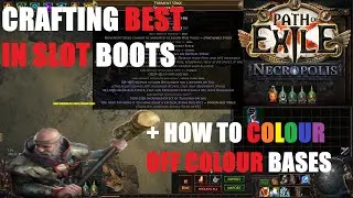 How To Hit Tailwind With 1 Chaos Orb || Crafting Elevated Tailwind/Onslaught BiS Boots  [PoE 3.24]