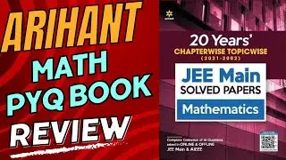 Arihant 20 years Mathematics PYQ Book Review || IIT-JEE