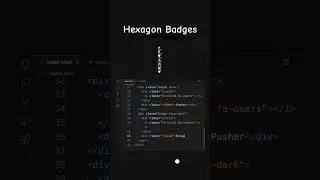 Create badge using css and html 
