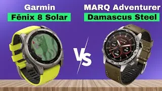 Fenix 8 Solar vs MARQ Adventurer (Gen 2) Damascus Steel