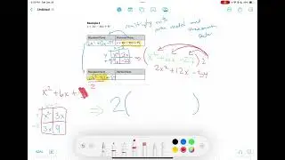 Unit 4 Lesson #12: More Converting Quadratic Equations to Different Forms