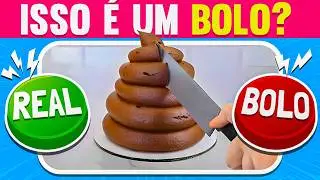 &Eacute; BOLO ou OBJETO REAL? ✔️🍰❌ NINGU&Eacute;M CONSEGUE ACERTAR TODOS! 😱☕