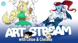 Brace Yourself Games Art Stream with Chelsea and Chloe