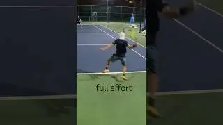full effort  #tennis