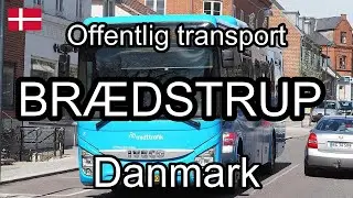 Br&aelig;dstrup , Danmark. Offentlig transport