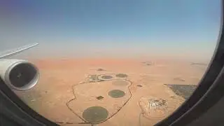 Landing @ King Khalid International Airport Riyadh Saudi Arebia