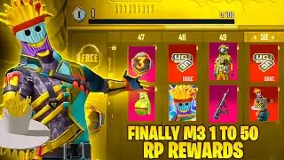 Finally M3 1 to 50rp rewards | Zalmi gaming Pubg Mobile