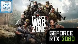 Call of Duty  WARZONE with I3 10100 , RTX 2060 6gb ,16GB Ram Gamplaz