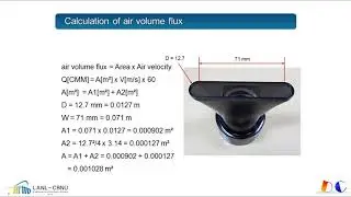 Air volume flux measurement test of blower fan 20181212a