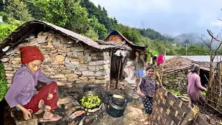 Simple Farming Life in the Beautiful Nepal Mountain Village | Nepal Village lifestyle |BijayaLimbu