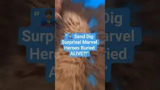 Who&rsquo;s Hiding in the Sand? Superhero Toy Surprise! #toys #superhero #sandplay #hulk #thor #superman