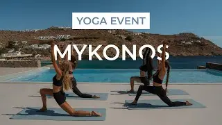 Yoga in Mykonos, Greece | Private Villa Yoga Community Event